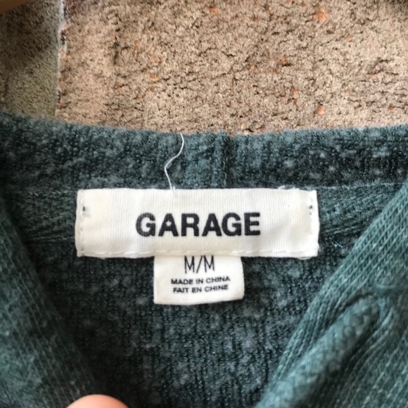 Garage Teal Hoodie - Picture 2 of 3